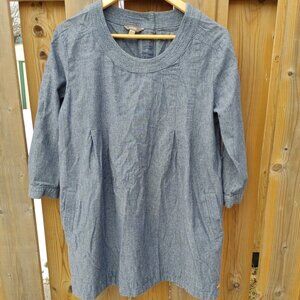 Roots Denim Tunic Dress Shirt XL